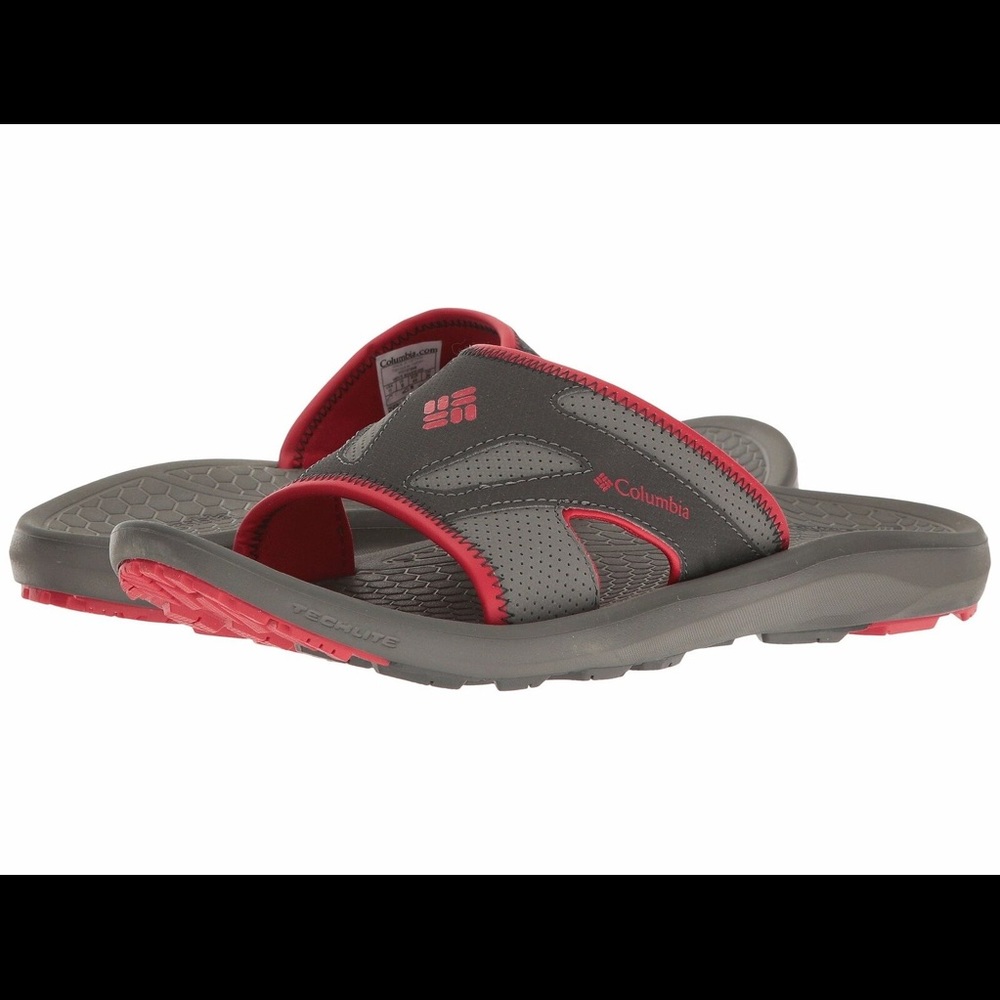 Columbia Techsun Slide Titanium Red Men's Sandals